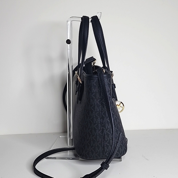 Michael Kors Jet Set Travel Extra-Small Logo Top-Zip Tote Bag - Picture 4 of 15